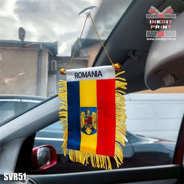 Fanion cu ventuza Romania SVR51