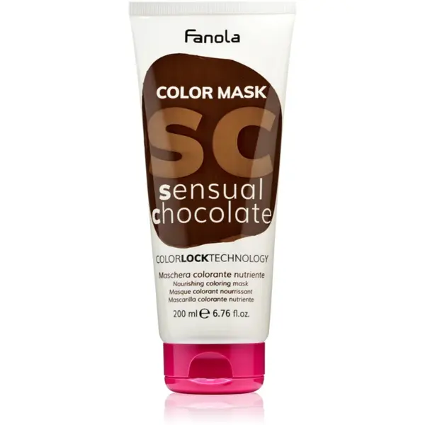 Fanola Color Mask mască colorantă pentru păr SENSUAL CHOCOLATE 200 ml