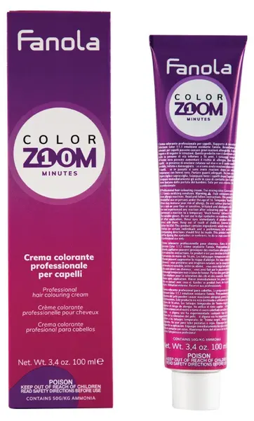Fanola Color Zoom Vopsea de păr, 10 minute, 4.5, 100 ml