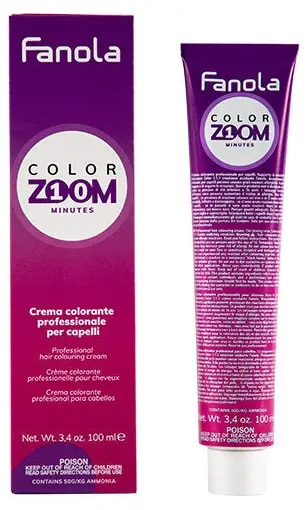 Fanola Color Zoom Vopsea de păr, 10 minute, 6.3, 100 ml