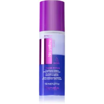 Fanola No Yellow 2 phase potion balsam (nu necesita clatire) pentru parul blond cu suvite