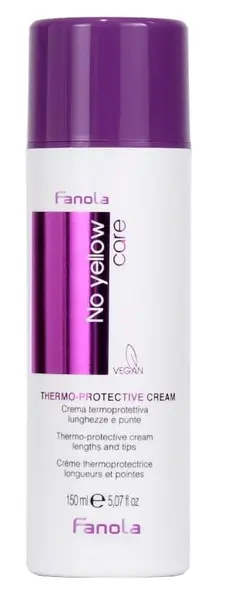 Fanola No Yellow Cremă termo-protectoare pentru păr blond, 150 ml