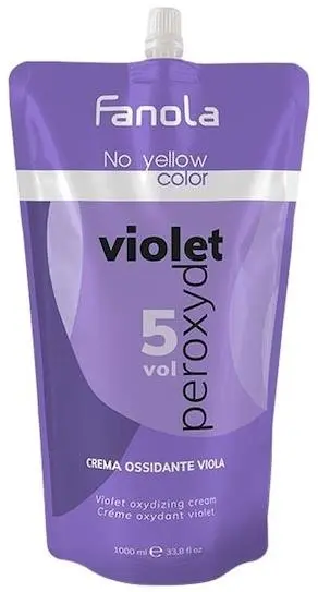 Fanola No Yellow Oxidant cu pigment violet, 5 Vol, 1000 ml