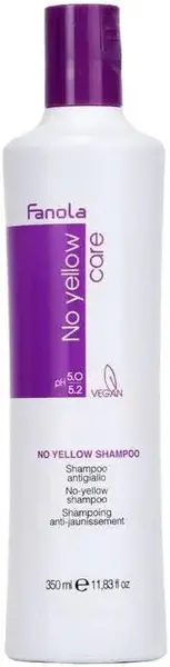 Fanola No Yellow Șampon matifiant pentru păr blond și decolorat, 350 ml