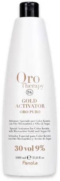 Fanola Oro Therapy Oxidant cu ulei de argan și keratină, 30 Vol, 1000 ml