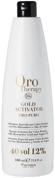 Fanola Oro Therapy Oxidant cu ulei de argan și keratină, 40 Vol, 1000 ml