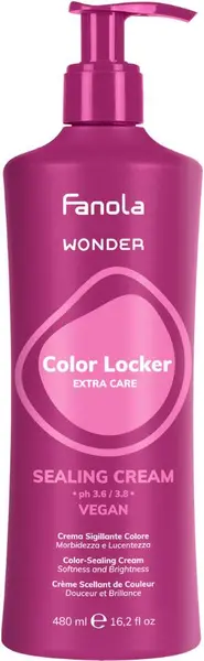 Fanola Wonder Color Locker Cremă sigilantă pentru păr vopsit, 480 ml