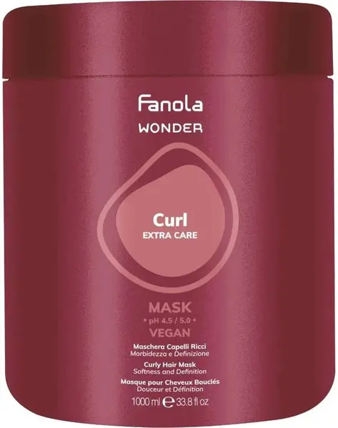 Fanola Wonder Curl Mască hrănitoare pentru păr creț și rebel, 1000 ml