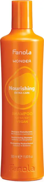 Fanola Wonder Nourishing Șampon reparator pentru păr uscat și deteriorat, 350 ml