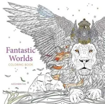 Fantastic Worlds Coloring Book, Paperback/Alessandra Fusi