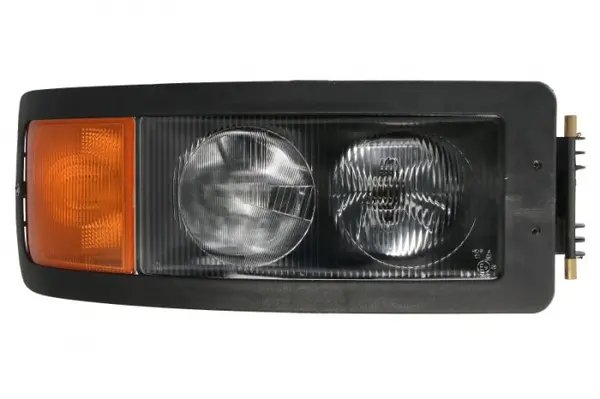 Far dreapta (2 H7 W5W, manual, culoare insert: negru, culoare indicator: portocaliu) potrivit MAN F2000, M 2000 L, M 2000 M 01.94-