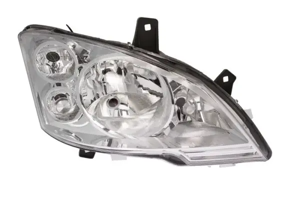 Far Dreapta (3 H7, electric, cu motor, culoare interior: cromat, culoare semnalizator: galben) potrivit MERCEDES VIANO (W639), VITO (W639), VITO MIXTO (W639) -10.10