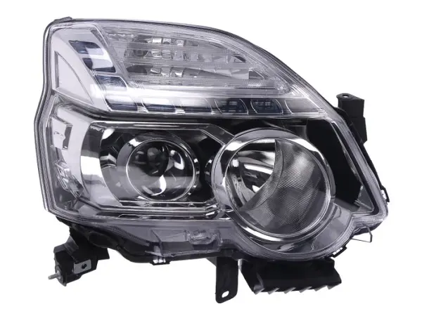Far dreapta D1S H1, electric, cu motoras, interior argintiu, semnalizator transparent NISSAN X-TRAIL T31, Off-road intre 2007-2010