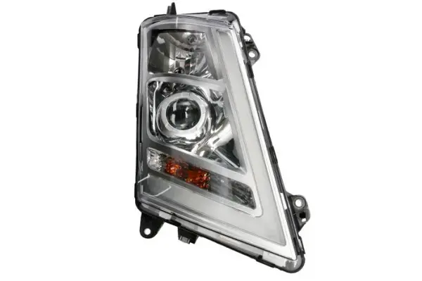 Far dreapta (D1S H1 LED PY21W, manual, culoare insert: crom platinat, culoare indicator: transparent) potrivit VOLVO FH II 01.12-