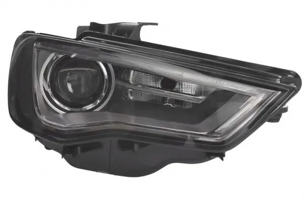 Far Dreapta (D3S LED PWY24W, electric, cu motor, culoare insert: gri) potrivit AUDI A3