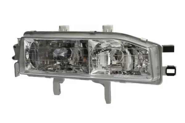 Far Dreapta (H1 H4, manual, fara motoras, culoare insert: argintiu, culoare semnalizator: transparent) potrivit HONDA ACCORD IV