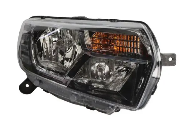 Far Dreapta (H1 H7, electric, cu motor) potrivit DACIA LOGAN II, LOGAN MCV II, SANDERO II; RENAULT LOGAN STEPWAY II, SANDERO STEPWAY II
