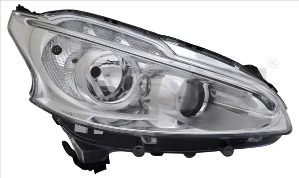 Far dreapta H1 H7 LED, electric, cu DRL LED PEUGEOT 208 intre 2012-2015