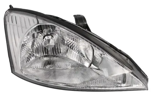Far Dreapta (H1 H7 P21W W5W, electric, fara motoras, culoare insert: cromat, culoare semnalizator: galben) potrivit FORD FOCUS I, FOCUS I KOMBI; FORD USA FOCUS ZX3 01.01-12.04