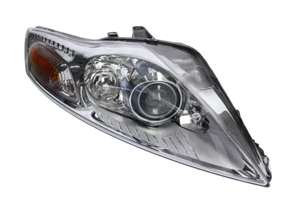Far dreapta (H1 H7, reglaj electric, cu motoras,cu iluminare in viraje, fundal argintiu) FORD MONDEO 2007-2010