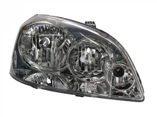 Far dreapta (H1 H7, reglaj electric, cu motoras, fundal cromat) CHEVROLET LACETTI, NUBIRA DAEWOO LACETTI, NUBIRA, LIMUZINA COMBI 2003-2009