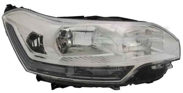 Far dreapta (H1 H7, reglaj electric, cu motoras, fundal cromat) CITROEN C5 III