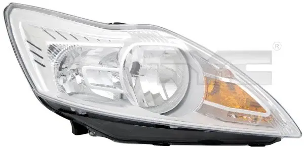 Far dreapta (H1 H7, reglaj electric, cu motoras, fundal cromat) FORD FOCUS II