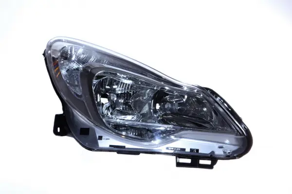 Far dreapta (H1 H7, reglaj electric, cu motoras, fundal cromat) OPEL CORSA D