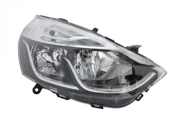 Far dreapta (H1 H7, reglaj electric, cu motoras, fundal cromat) RENAULT CLIO dupa 2016
