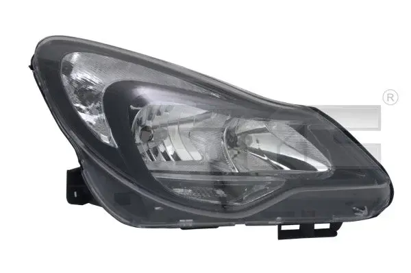 Far dreapta (H1 H7, reglaj electric, cu motoras, fundal negru, fundal transparent) OPEL CORSA D dupa 2011