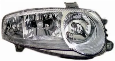 Far dreapta (H1 H7, reglaj electric, fundal cromat) ALFA ROMEO 147 2001-2004