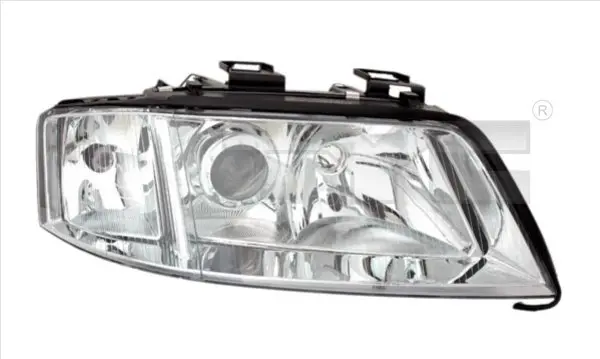 Far dreapta (H1 H7, reglaj electric, fundal cromat) AUDI A6 1997-2001