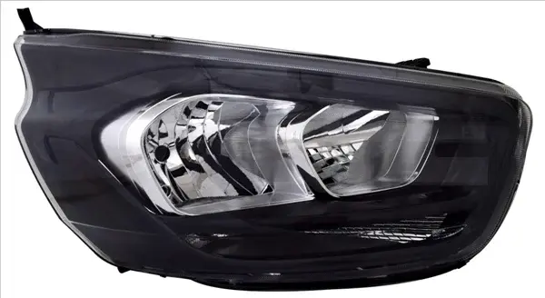 Far dreapta (H15 H7, cu motor, DRL, culoare interiorie: negru) potrivit FORD TRANSIT TOURNEO CUSTOM 07.17-