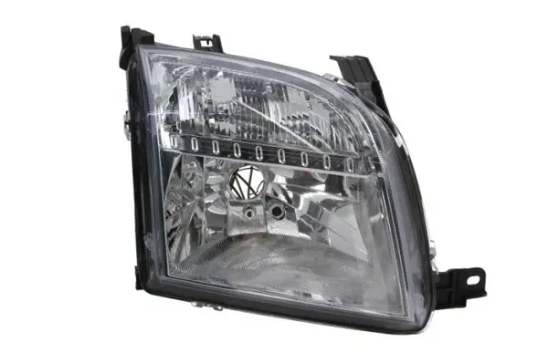 Far Dreapta (H4, electric, cu motor, culoare interior: cromat, culoare semnalizator: alb) potrivit FORD FUSION