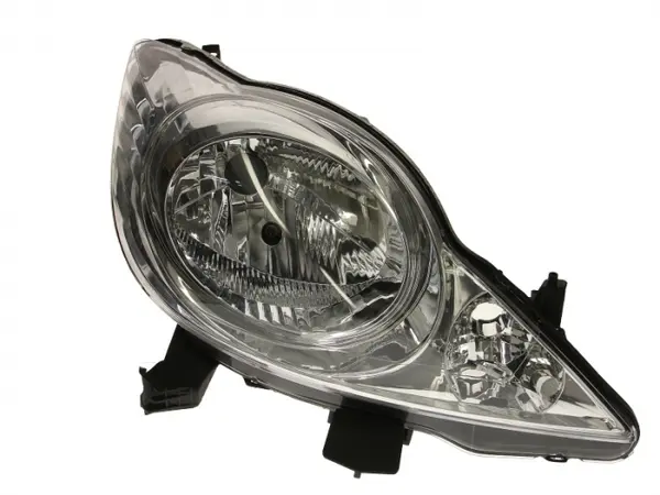 Far Dreapta (H4, electric, fara motoras, culoare insert: cromat) potrivit PEUGEOT 107 01.05-