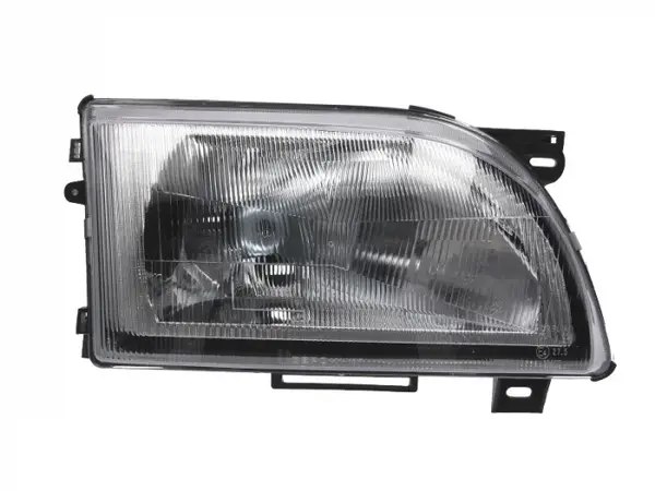Far dreapta (H4, electric, fundal argintiu) FORD TRANSIT 1994-2000