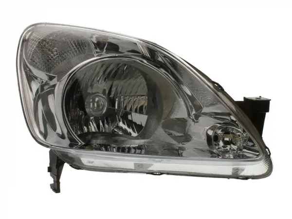 Far dreapta (H4, electric, fundal argintiu, fundal transparent) HONDA CR-V 2001-2004