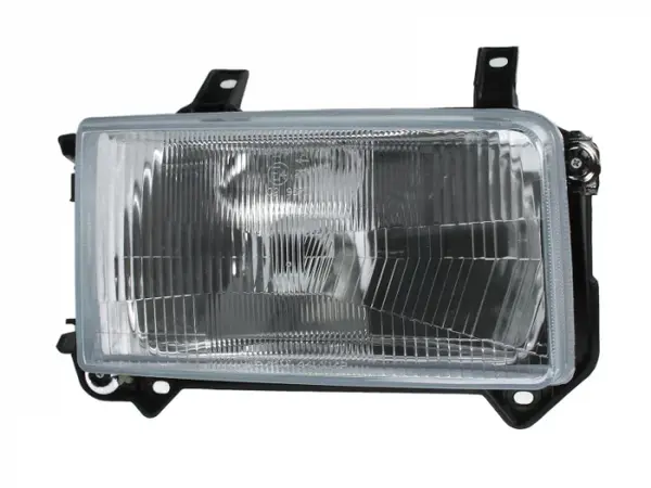Far dreapta (H4, electric, fundal cromat) VW TRANSPORTER 1990-1995