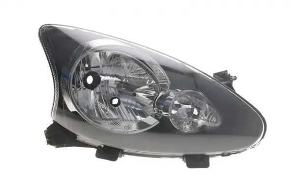 Far dreapta (H4, electric, fundal negru insertii crom) TOYOTA AYGO 2008-2012