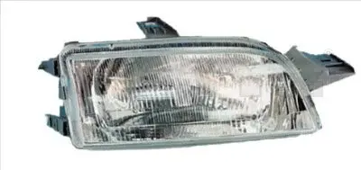 Far dreapta (H4, electric, manual, fundal argintiu) FIAT PUNTO 1993-2000