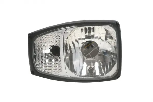Far dreapta (H4 PY21W W5W, manual, culoare insert: crom platinat, culoare indicator: transparent) potrivit JCB 400, 5, 500, FASTRAC, TM