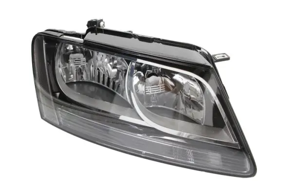 Far Dreapta (H7, electric, cu motor, culoare insert: negru) potrivit AUDI Q5