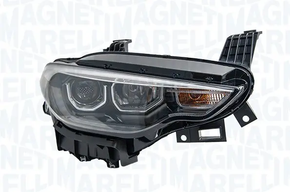 Far Dreapta H7 H7 LED PY21W, halogen, interior gri, semnalizator portocaliu potrivit FIAT TIPO