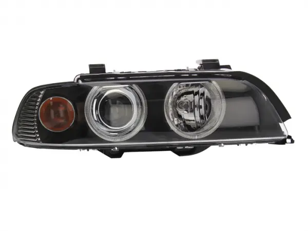 Far Dreapta (H7 H7 PY21W, electric, cu motor, halogen, culoare interior: negru, culoare semnalizator: alb) potrivit BMW Seria 5 (E39) -05.04