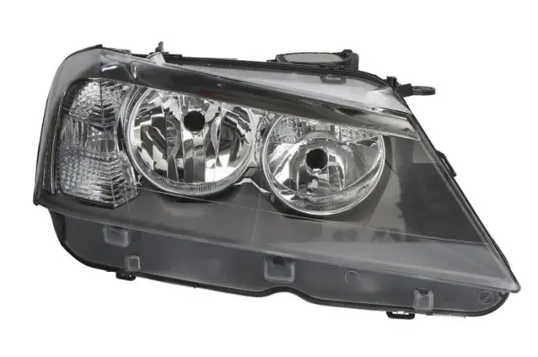 Far Dreapta (H7 H7 PY21W W5W, electric, cu motor, culoare insert: negru) potrivit BMW X3 (F25)