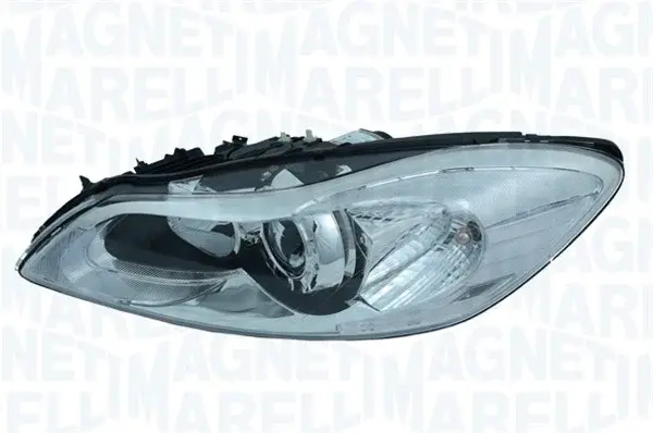 Far Dreapta H7 H9 W5W WY5W, electric, cu motor, halogen, interior cromat potrivit VOLVO C30