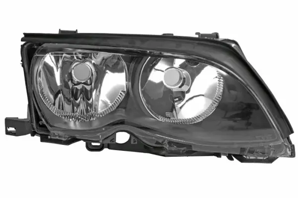 Far dreapta (H7, reglaj electric, cu motoras, fundal negru) BMW Seria 3 1998-2006