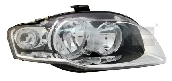 Far dreapta (H7, reglaj electric, cu motoras, fundal negru insertii crom) AUDI A4