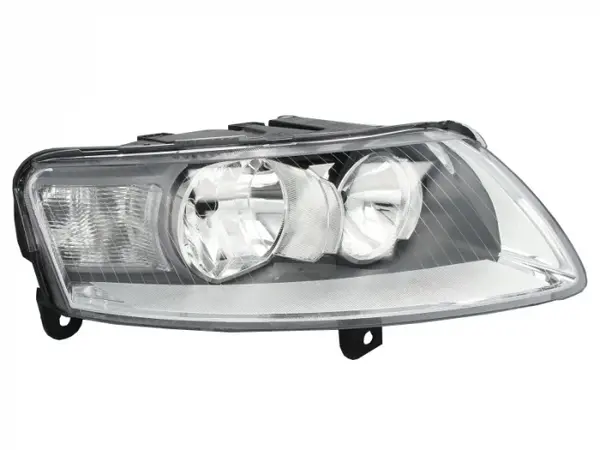 Far dreapta (H7, reglaj electric, fundal cromat) AUDI A6 2004-2011