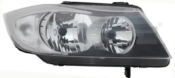 Far dreapta (H7, reglaj electric, fundal negru insertii crom) BMW Seria 3 2004-2008